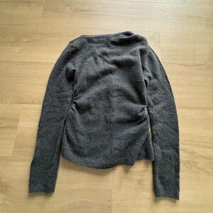 Abercrombie Women's Charcoal Gray Sweater (Size XS)